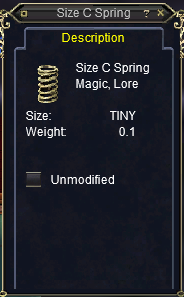 Size C Spring